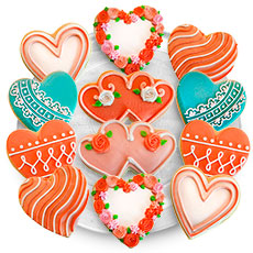 TRY80 - My Heart Cookie Favor Tray